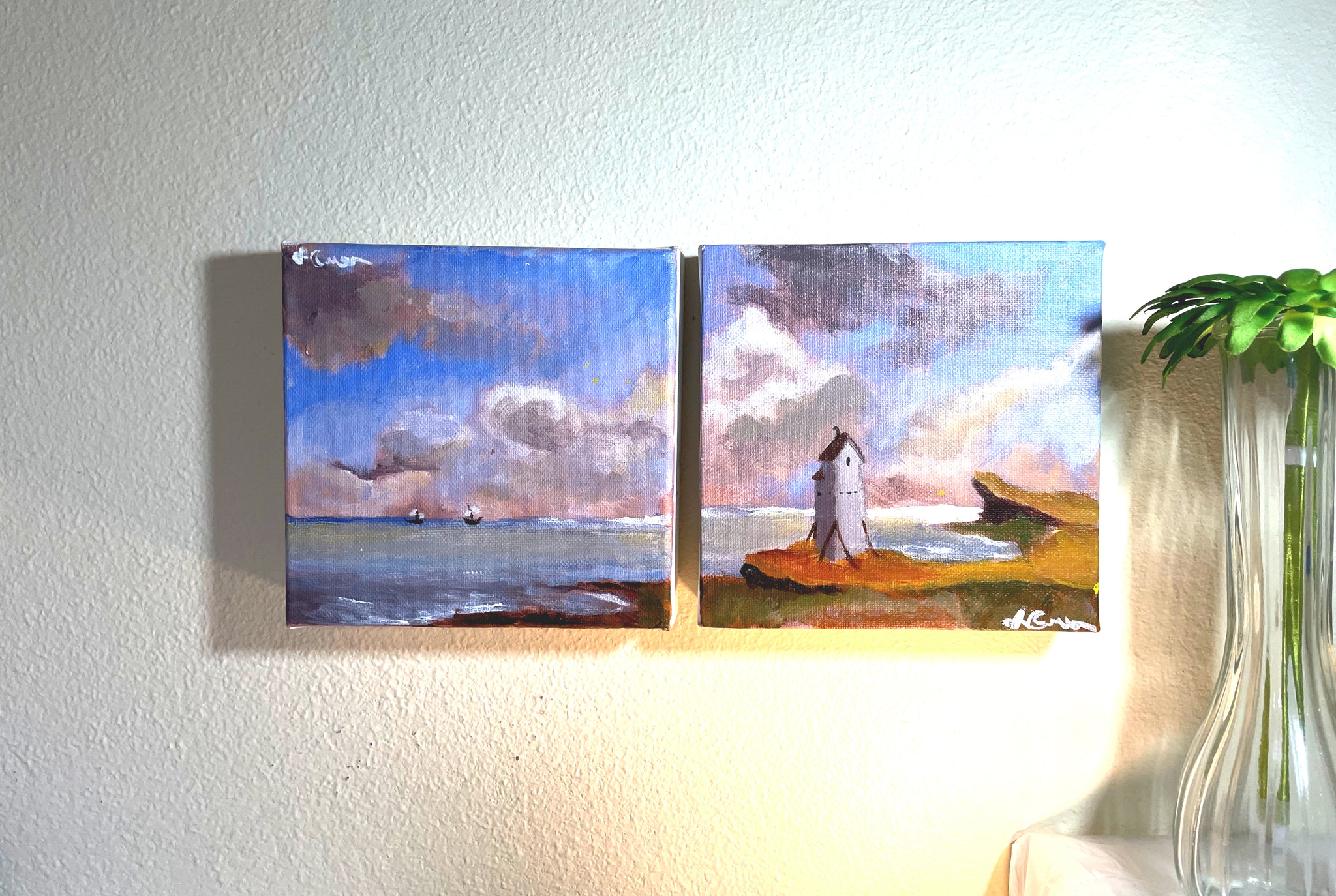 Lighthouse Double Painting