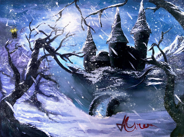 Spooky Snow Castle (Print)